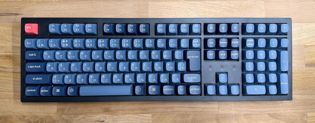 Keychron Double Shot PBT OSA Keycaps for JIS Full Set and Light Layout, (Gray Blue)