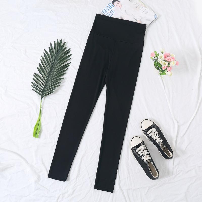 Maternity Adjustable Solid Color Cropped Pants for Spring and Summer