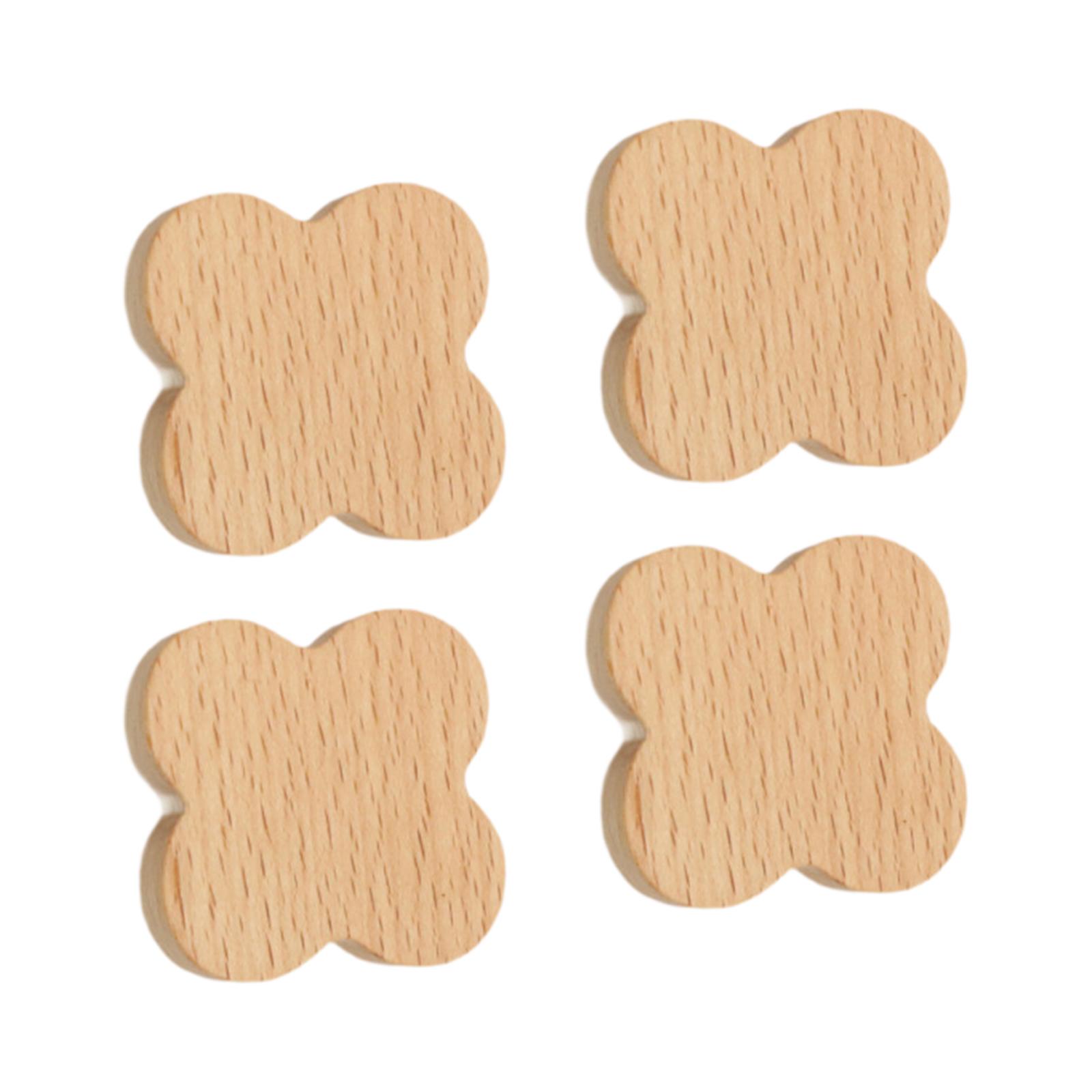 

4Pcs Nursery Drawer Handles Cartoon Boho Cupboard Pull Handles Dresser Pulls for Closet Cupboard Kids Room Furniture Decoration