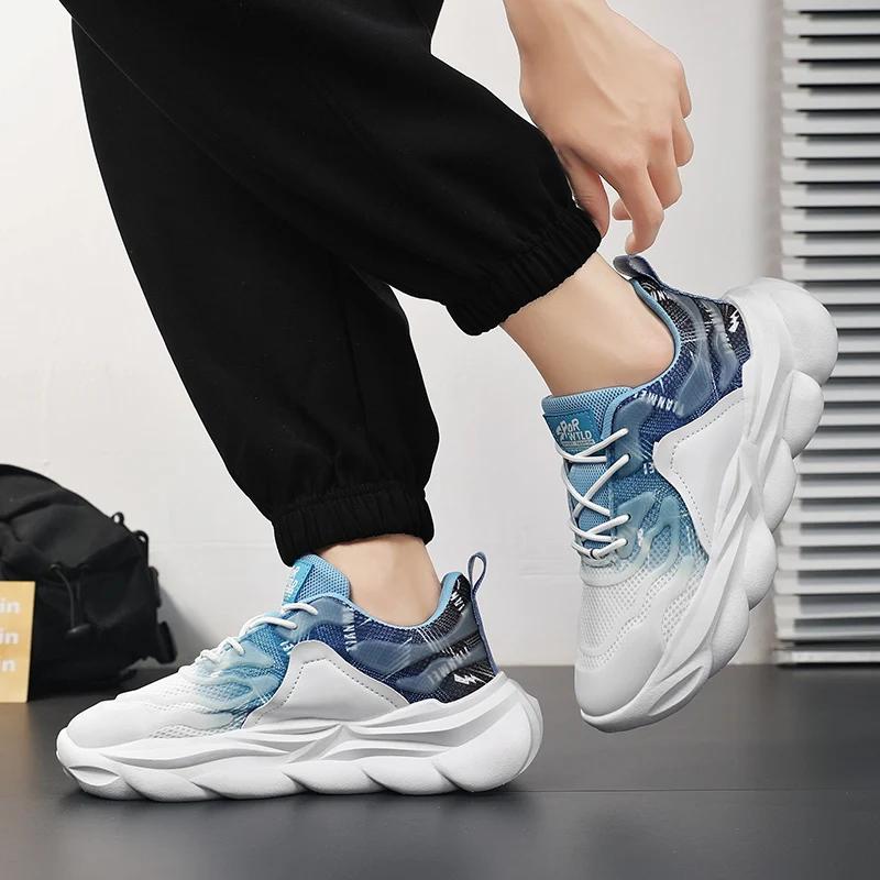 Fashion Men Casual Shoes Mesh Lightweight Breathable Running Sneakers Male Walking Shoes Comfortable Jogging Sport Shoes Zapatos