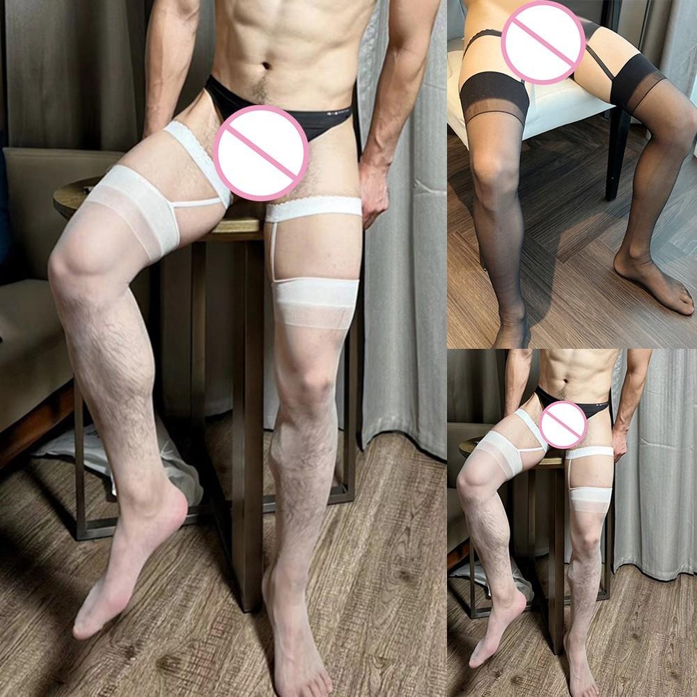 Breathable Men Pantyhose Men Stockings Fishnet Mesh