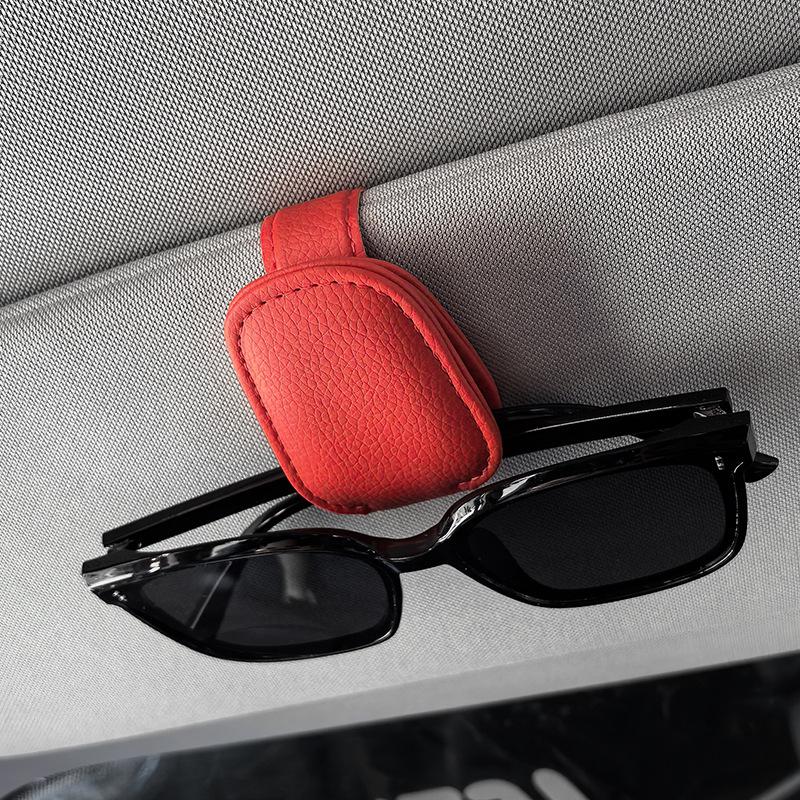 Universal Car Sun Visor Glasses Holder - Multifunctional Clip for Sunglasses and Storage