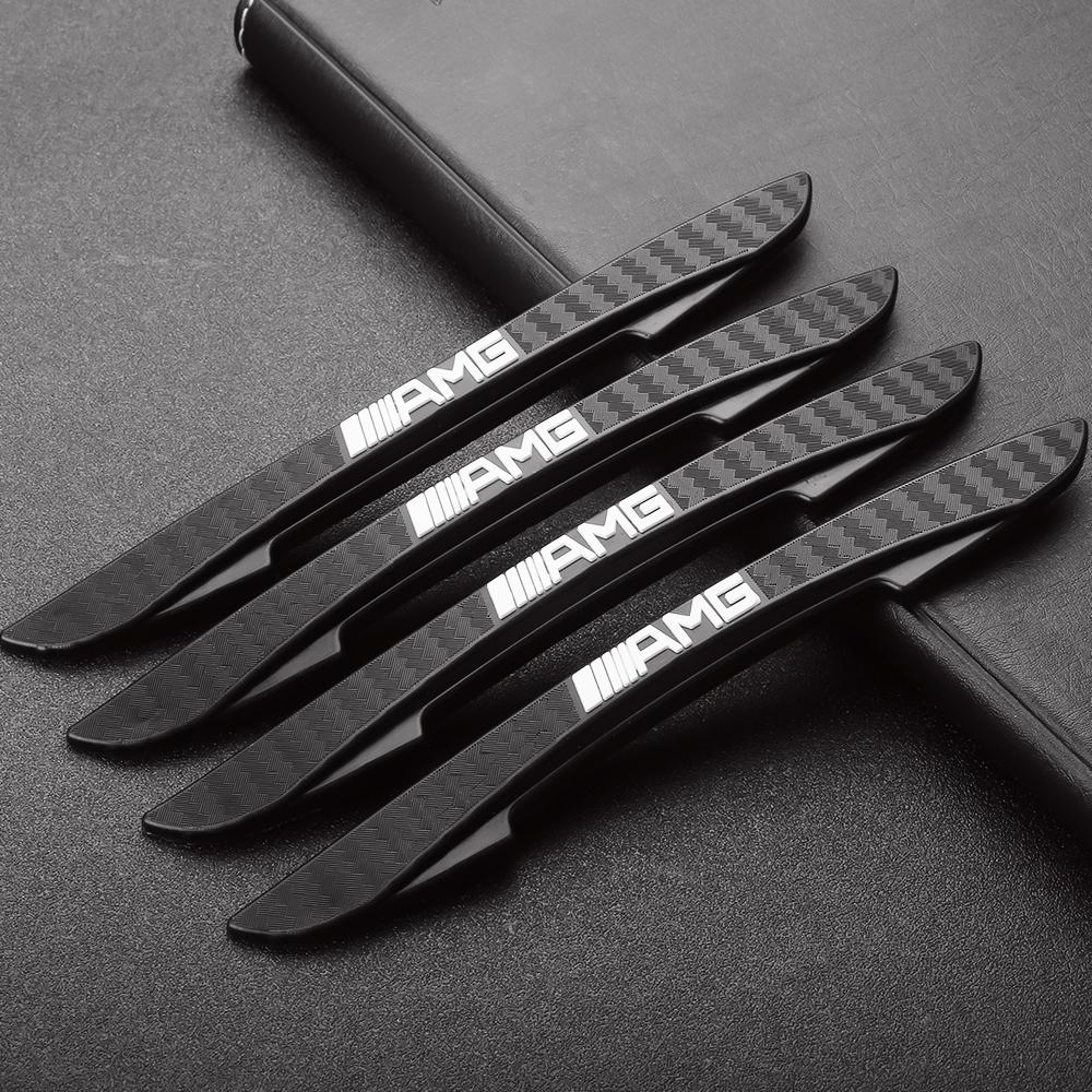 GLC GLB 4ks Gumové Pásky Chrániče Hrany Dveří Auta Proti Srážce Samolepky Pro Mercedes-Benz AMG W202 W203 W204 W205 W210 W211