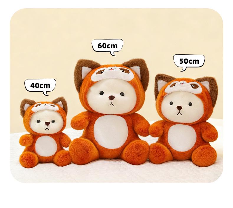 Cute Raccoon & Bear Plush Toy - Lina Teddy Stuffed Animal