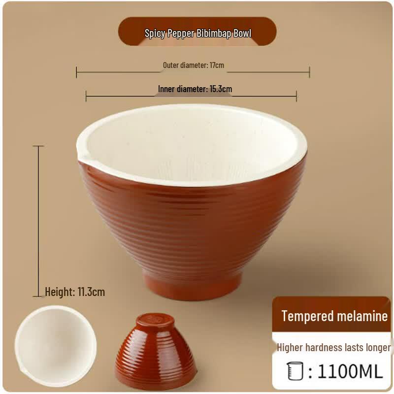 Sheci Melamine Mortar Grinding Bowl