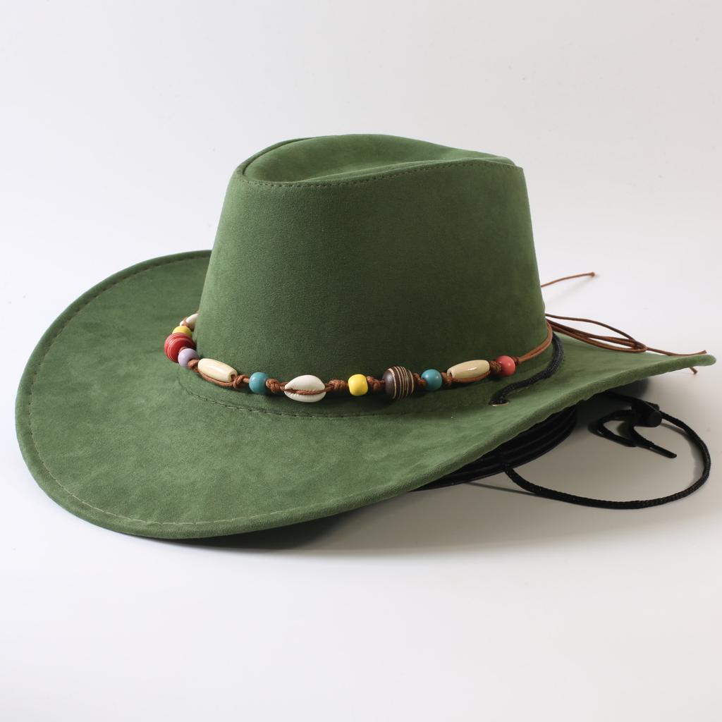 Popolare cappello western da cowboy a tesa larga classico europeo e americano per uomo e donna moda outdoor cappello da cowboy anti-sole cappello jazz