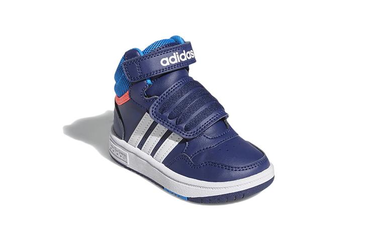 Adidas Neo Hoops Mid Abrasion Resistant High top Toddler Shoes Infant And Toddler GW0406