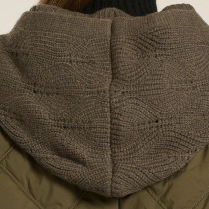 BCBG Knit Hood Duck Down B5w9y993