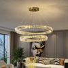 Modern Italian Crystal Chandelier: Hollow Round Design for Living Room, Bedroom, or Dining Room