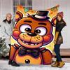 Five Nights At Freddy's Theme Printed Blanket - Perfect for Couch, Bed, Travel & Outdoor Use | Machine Washable, Cozy & Durable.