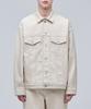 Musinsa Standard Undyed Semi-Over Denim Trucker Jacket [Raw Cotton]