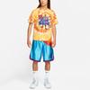 Nike Space Jam: A New Legacy Squad Cartoon Print Tie-Dye Basketball T-Shirt Men Tops Gold DH3824-101