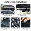 Adjivecct 4pcs Car Roof Luggage Accessories Van Mounting Accessories Kit Roof Box Bracket Mounting Accessories Kit