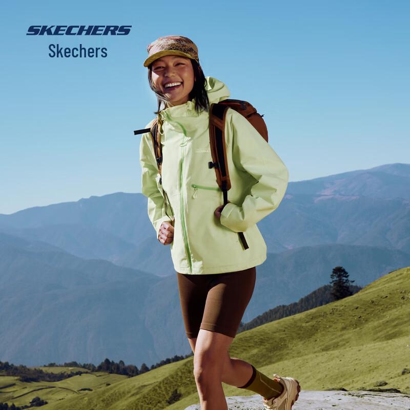 

Skechers Women s Hooded Waterproof Hiking Jacket M 90