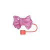Bowtie Straw Cover Straw Dusts Stopper Colorful Straw Toppers Mug Accessories