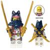 Ninja Warrior Superhero Doll With Weapon Single Building Block Assembly Toy