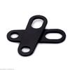 2Pcs Motorcycle Turn Signal Light Mount Brackets Fork Ear Clamps Cafe Racer