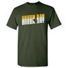 Green Bay Retro Repeat - Sportteam Stadtstolz Tailgating T-Shirt - Forest