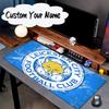 Custom Name Mouse pad Leicester Football Club Crest Mouse pad, Gaming Mouse Pad, keyboard pad, Desk Decor for computer notebook Fan Birthday Gift