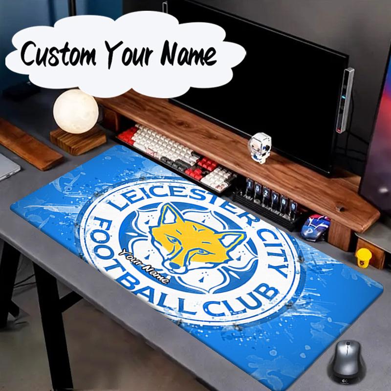 Custom Name Mouse pad Leicester Football Club Crest Mouse pad, Gaming Mouse Pad, keyboard pad, Desk Decor for computer notebook Fan Birthday Gift
