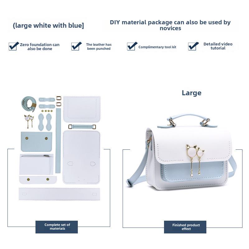 2022 Trendy DIY Hand-Woven Messenger Bag - Handmade Gift for Women