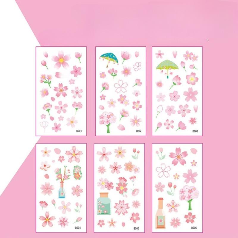 6Pcs/set Kids Space Themed Temporary Tattoos Fantasy Planet Designs Fun Preschool Party Favors Stickers