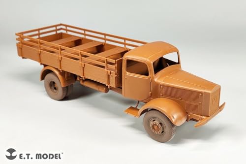 ET Model 1/35 WWII German L4500A Cargo Truck with Weight-Deforming Tire Set (for Zvezda 3596) Plastic Model Parts P35-160 (Military Vehicle)