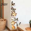 Animal Pattern Window Clings Cute Cartoon Cats/Dogs Wall Stickers, Waterproof PVC Decals, Peel And Vivid Theme Stickers Stick Decorative Murals