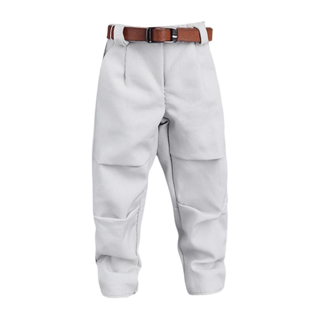 1/12 Doll Pants And Belt, , Action Figures Clothing, for 6 '' Male Costume