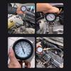 8Pcs Automotive Cylinder Tester Kit with M10 M12 M14 M18 Adapter Compression Tester Kit 0-300 PSI Pressure Gauge