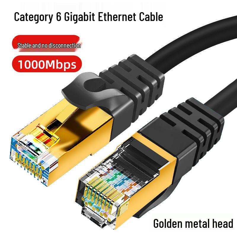 Cat6 Gigabit Ethernet Cable for Home and Router Network Connections