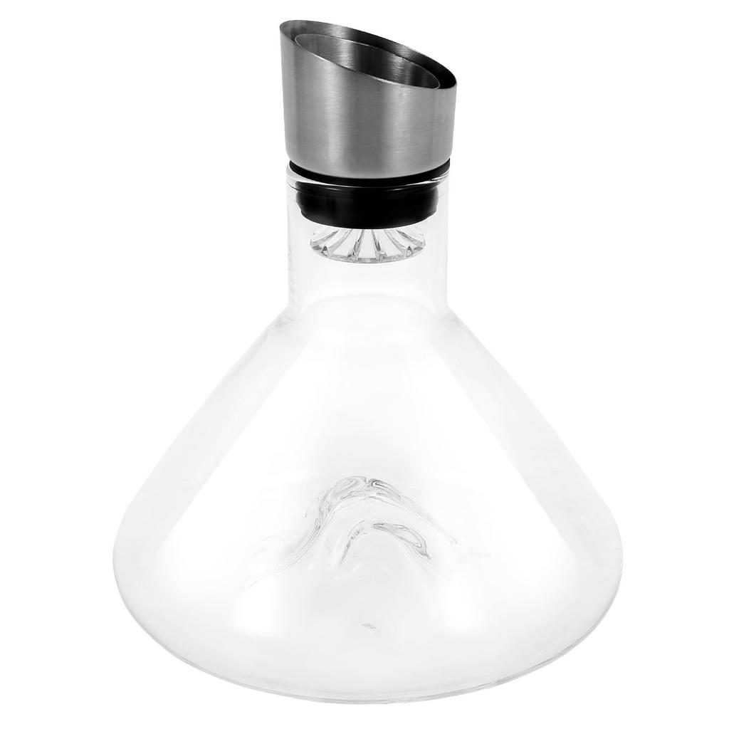 Iceberg Filter Waterfall Wine Jar Glass Red Wine Cara with Lid Filter Type Home Wine Waterfall Wine Jar
