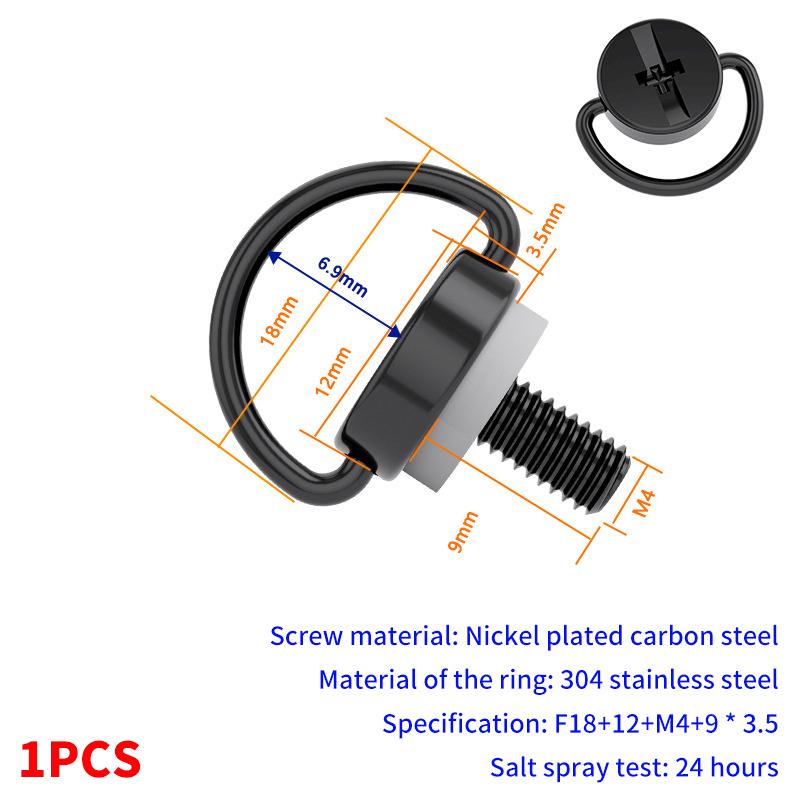 M4 Hand-Tightened Drone Quick Release Remote Control Screw Shoulder Strap Lanyard Screw Drone Accessories Suitable For Dji