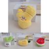 Adorable Penguin Plush Toy Avocado Shape Soft Pp Cotton Filled 12cm High