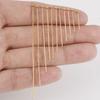 50pcs High Quality PVD Real Gold Plated Stainless Steel Ball Head Eye Pins For Jewelry Making Supplies DIY Bead Accessories Bulk