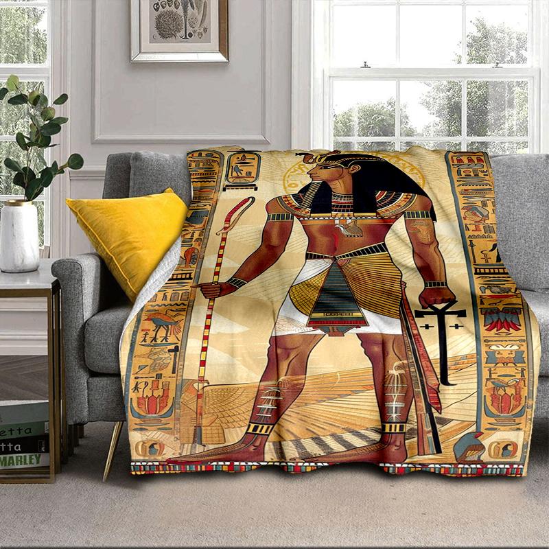 Egyptian Cat Mythology Blanket Flannel Blanket Throw Blanket Sofa Cover Blanket Soft Premium Blanket Picnic Blanket Tv Blanket Gifts