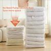 1-5pc Cubic Vacuum Storage Bags Large Plastic Storage Bags for Storing Clothes Quilt Blankets Compression Empty Bag Cover Travel