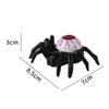 Neue Spinne Rücken Burst Auge Halloween Dekoration Horror Requisiten LED Elektronische Spinne Lampe ABS Nachtlicht Partyzubehör