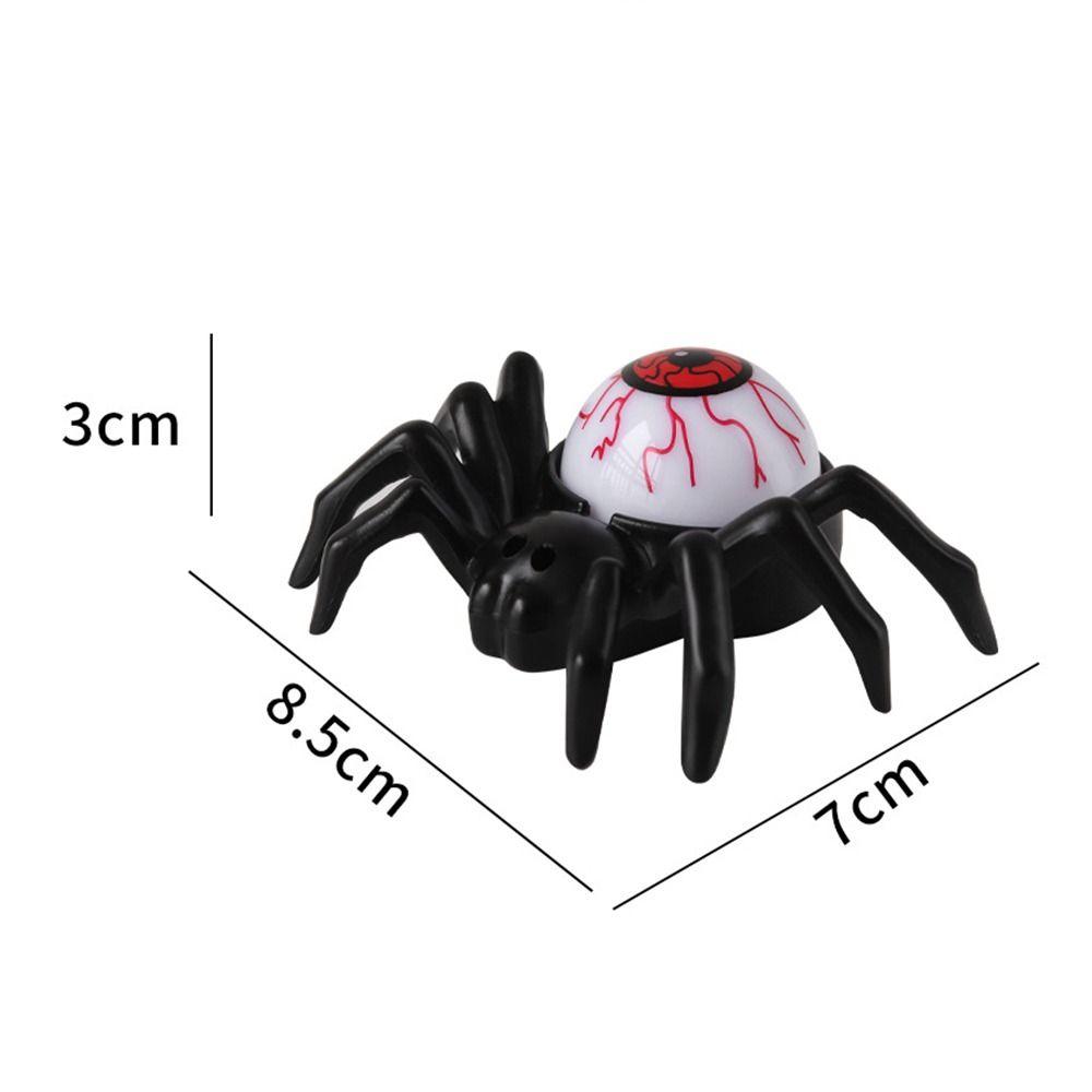 Neue Spinne Rücken Burst Auge Halloween Dekoration Horror Requisiten LED Elektronische Spinne Lampe ABS Nachtlicht Partyzubehör