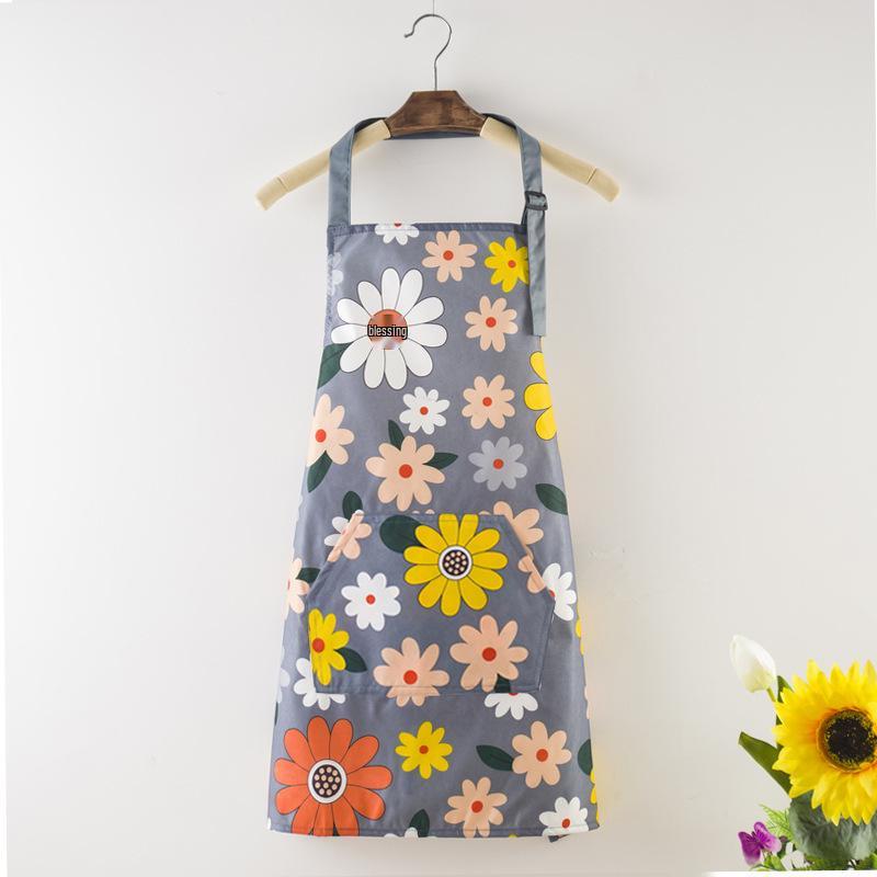 2025 Women's Japanese-Style Waterproof Kitchen Apron: Lightweight, Oil & Stain-Proof, Fashionable Summer Design