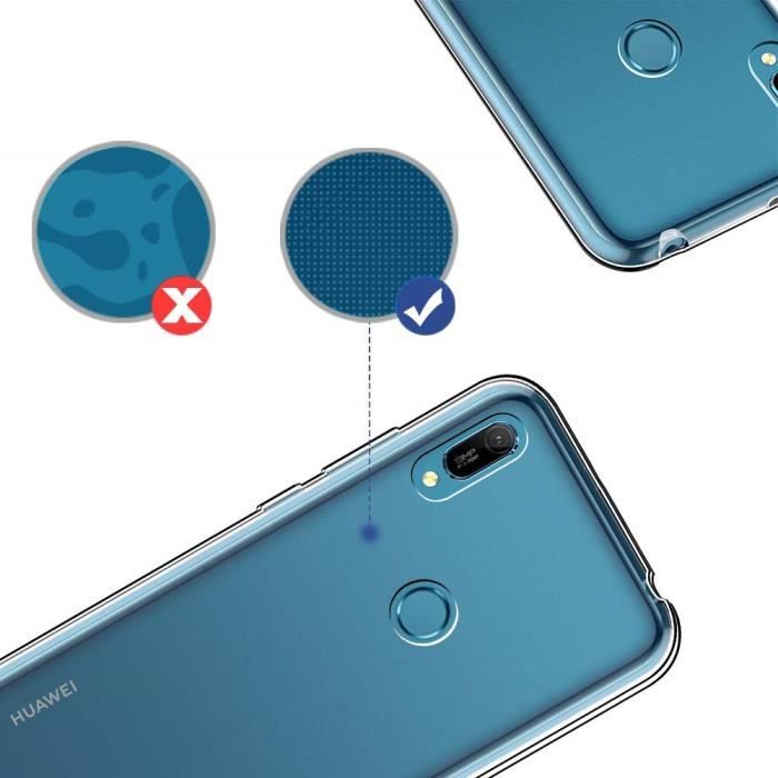 Case - Phonillico® - Huawei Y6 2019 - Y6 PRO 2019 - Y6 PRIME 2019 - Transparent Soft Silicone