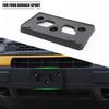 Black Front Bumper License Plate Mounting Bracket Covers For Bronco Sport +