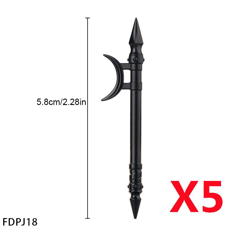 MOC Military Movie Figure Medieval Weapon Building Block Scabbard Sword Ax Hammer Bow Arrow Kit Gun Fan Mini Toy Brick Gift K038
