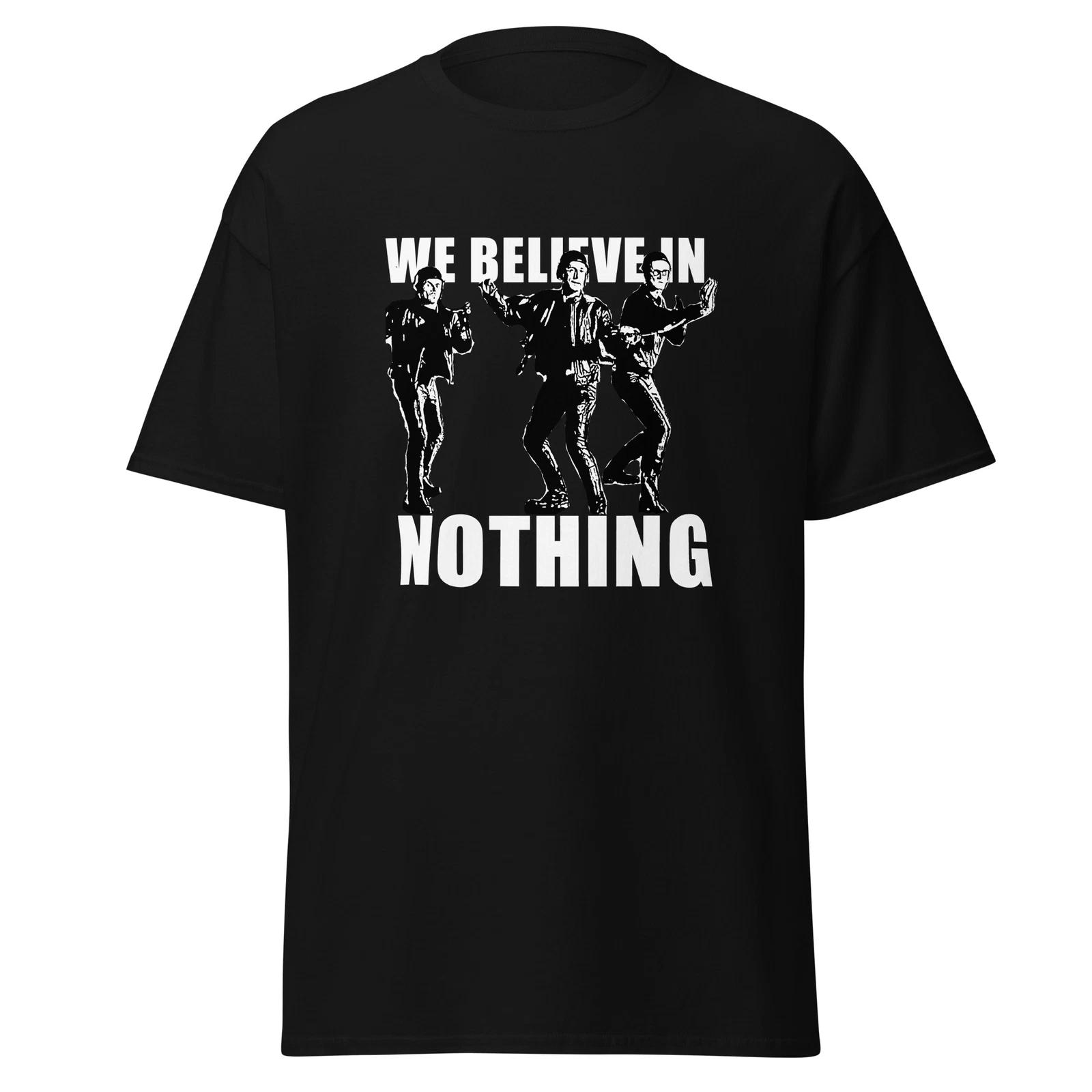 the big lebowski classic tee We believe in Nothing 90s movie shirt XXXL