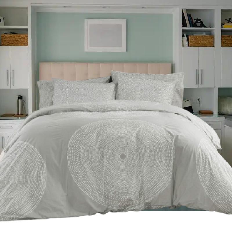 Digital Round Pattern Print Duvet Cover Pillowcase Set Bedroom Bedding Gifts