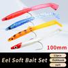 12pcs Soft Fishing Lures Mixed Color Artificial Bait Sports Silicone Bait Shad  Fishing