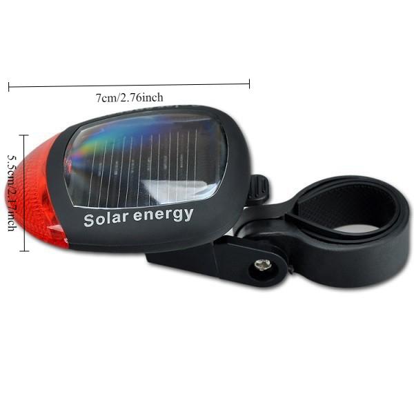 

Велосипедные фонари Солнечная зарядка Предупреждение Катание на горном велосипеде Солнечные задние фонари