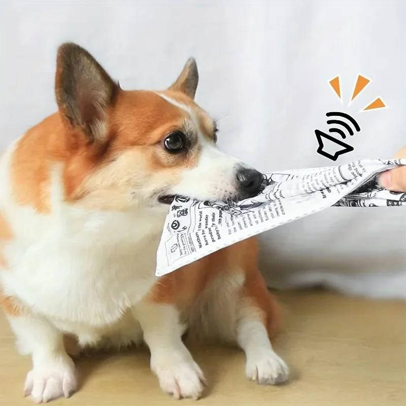 1PC Squeaky Plush Dog Toys, Pet Chew Toys for Small Breeds and Puppies, Fun for Indoor and Outdoor