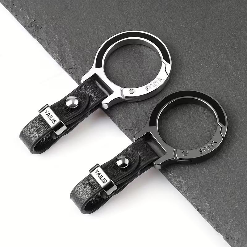 Car Keychain Pendant Key Ring Chain Hanging Men Women Gift Universal Durable Metal Ring Creative Keychain Car Styling