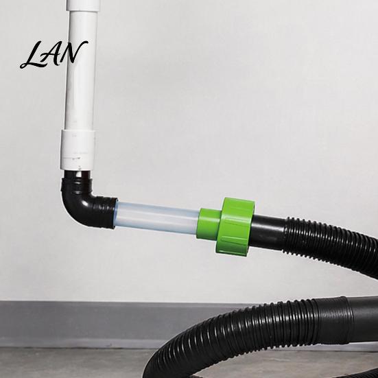 Strumento per la rimozione del fango di condensa, Adattatore per la pulizia della linea di scarico dell'aria condizionata, Strumento universale per tubi in plastica, Connettore di aspirazione per scarico umido HVAC a PVC, Aspiratore